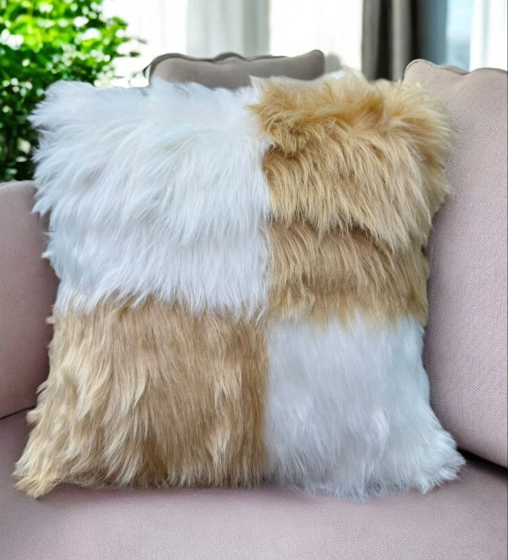 Fur VIP Stuff Box Cushion – Premium Comfort & Elegant Design (16×16 in / 40×40 cm)