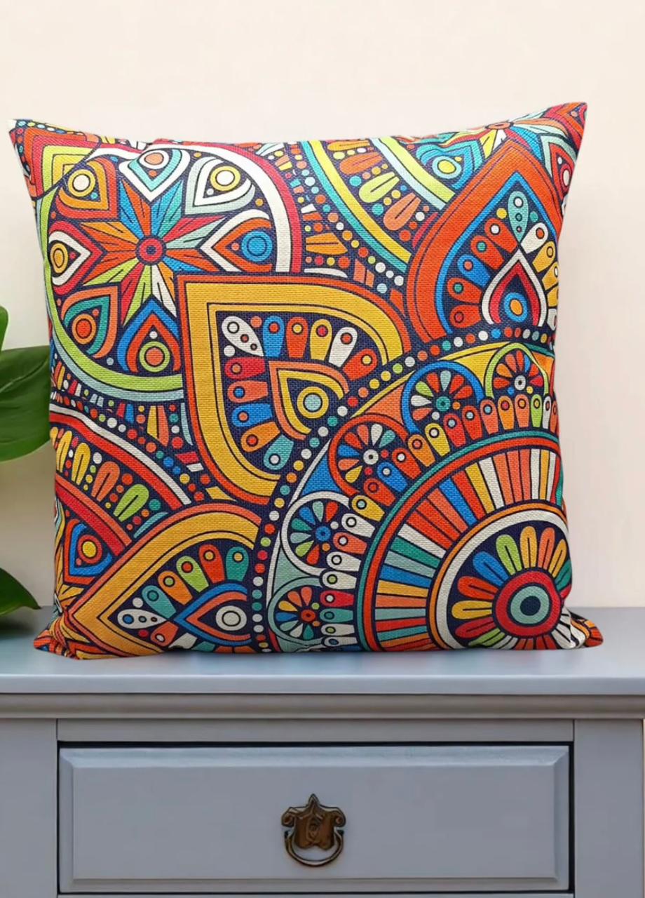 Printed Juut Multi Series Cushion Cover (16x16 in / 40x40 cm)