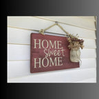 Welcome MDF wall hanging, 12 x 9 inch, high-resolution waterproof digital print, simple and easy to hang.