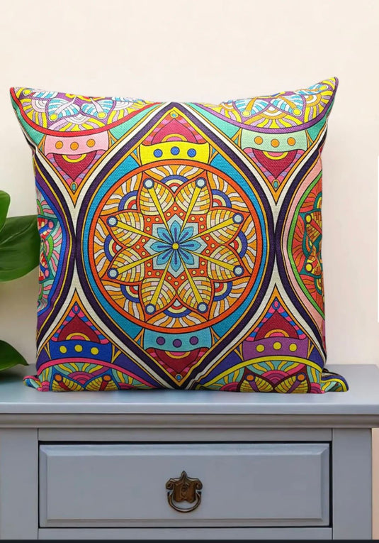 Printed Juut Multi Series Cushion Cover (16x16 in / 40x40 cm)