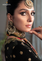 Asim Jofa Zimmil Micro Velvet 9000 luxury embroidered 3pc suit with net dupatta and silk trouser – RS Royal Fashion.
