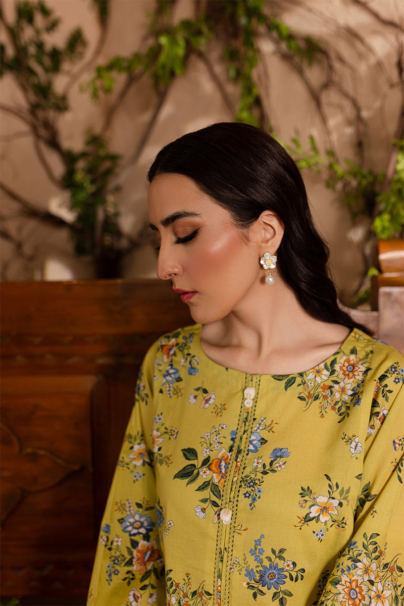 Lulusar Shamooz Silk unstitched 2PC dress with digital printed shirt & trouser – premium Shamooz silk fabric.