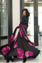 Lulusar Silk Collection 2025 – Digital Printed Shamooz Silk 3Pc Suit with shirt, trouser, and dupatta