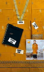 Maria B Kids Collection 2025 – Embroidered Linen 2Pc Suit for girls aged 8–10 years, front embroidered shirt & trouser