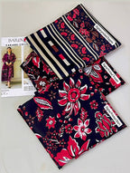 Baroque Bana Dori Karandi 2025 – Digital Printed Karandi 3Pc Suit with shirt, sleeves, trouser, and dupatta