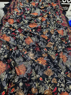 Bareeze Karandi Embroidered 3 Piece Unstitched Suit – Front & Sleeves Embroidery, Plain Back & Trouser with Karandi Embroidery Shawl