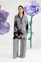 Zainab Chottani Shamooz Silk Digital Printed 3PC Suit – Shirt, Trouser & Dupatta (Unstitched)