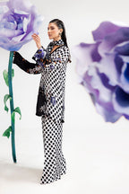 Zainab Chottani Shamooz Silk Digital Printed 3PC Suit – Shirt, Trouser & Dupatta (Unstitched)