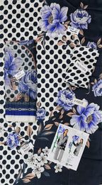 Zainab Chottani Shamooz Silk Digital Printed 3PC Suit – Shirt, Trouser & Dupatta (Unstitched)