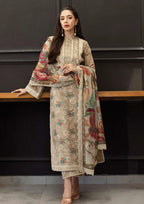 Lulusar Shamooz Silk Digital Printed 3PC Suit – Shirt, Trouser & Dupatta (Unstitched)
