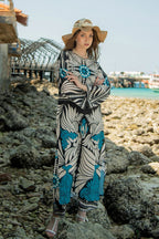 Lulusar Shamooz Silk Digital Printed 3Piece Suit