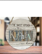 Customized MDF wall hanging, 12x12 inch, 4 mm thickness, high-resolution waterproof digital print, simple and easy to hang.
