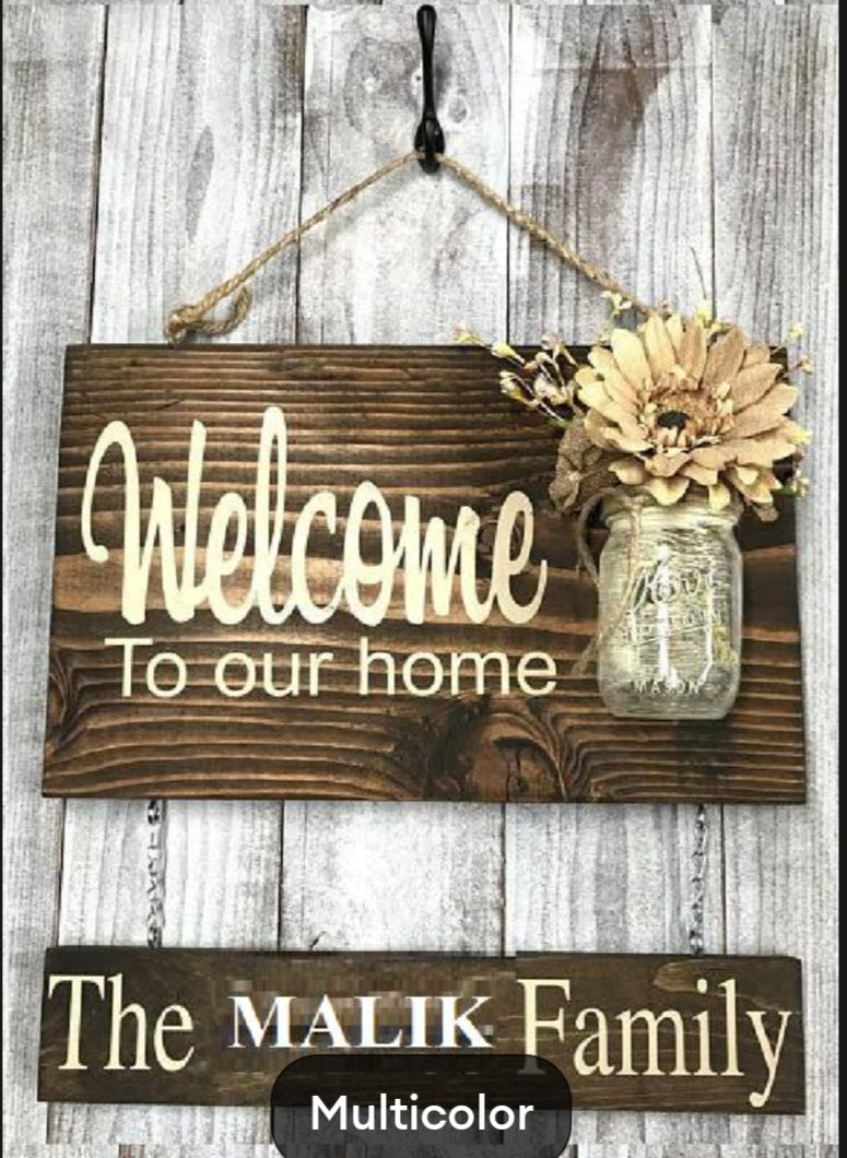 Customized MDF wall hanging, 12x12 inch, 4 mm thickness, high-resolution waterproof digital print, simple and easy to hang.
