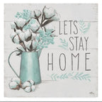 Welcome wooden wall hanging 12 inch waterproof digital print with wooden base and hook for easy hanging.