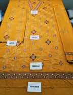 Bareeze Dhanak Embroidered 3-Piece Suit with Heavy Embroidery Shawl