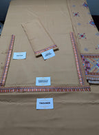 Maria B Dhanak Embroidered 3Pc Suit | Premium Winter Collection