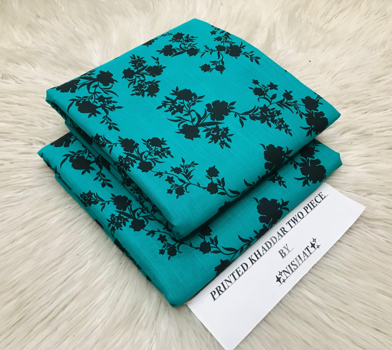 Nishat Khaddar 2PC suit with printed shirt and trouser – Winter 2025 Collection.
