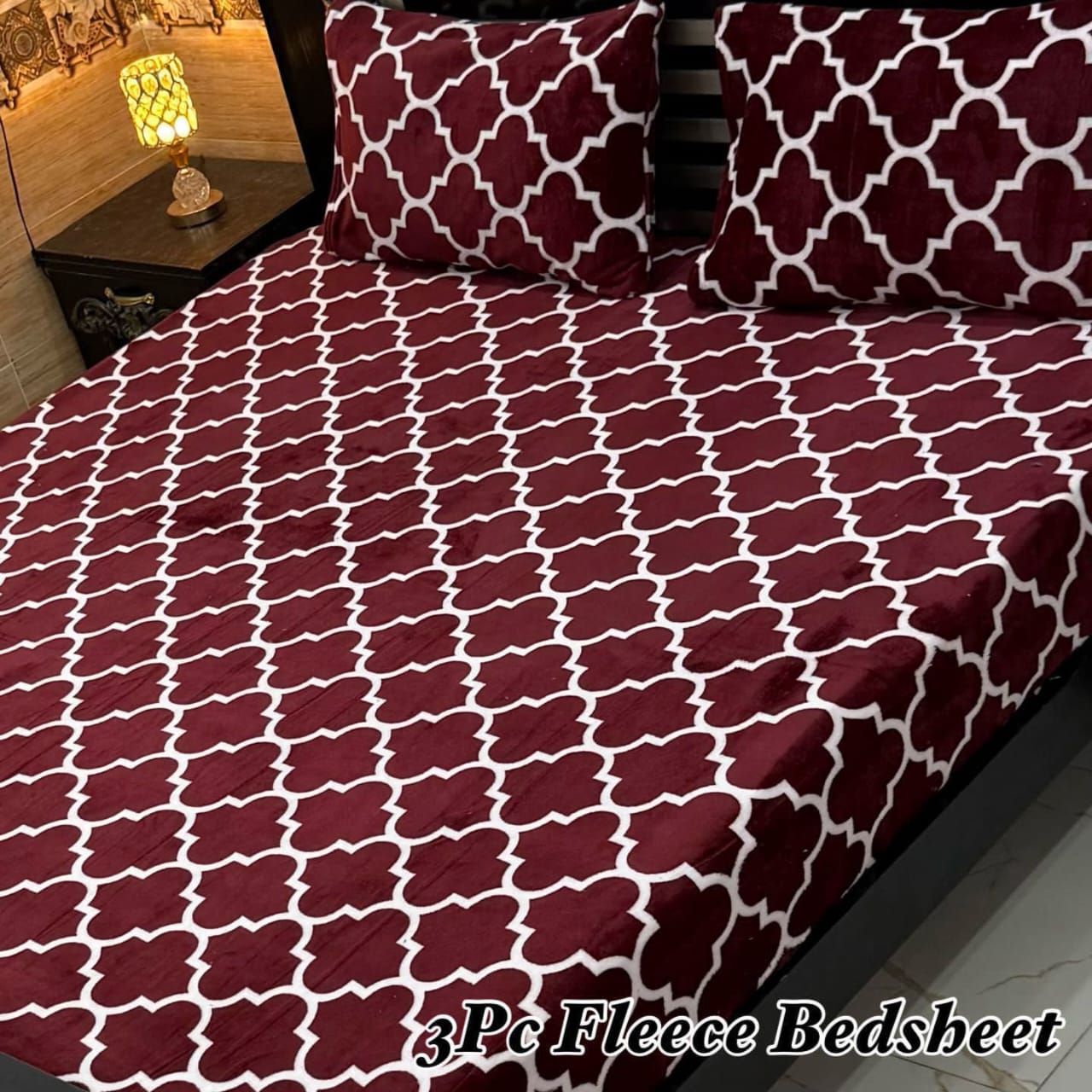 Cozy Checkered Fleece Bedsheet
3Pc Soft Fleece Bedsheet – King Size