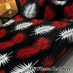 Cozy Floral Fleece Bedding Set