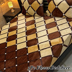 Cozy Checkered Fleece Bedsheet
3Pc Soft Fleece Bedsheet – King Size