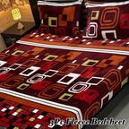 Floral Fleece Bedding Set
3Pc Soft Fleece Bedsheet – King Size