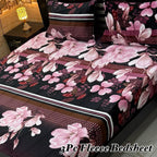 Cozy Floral Fleece Bedding Set