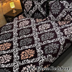 Floral Fleece Bedding Set
3Pc Soft Fleece Bedsheet – King Size