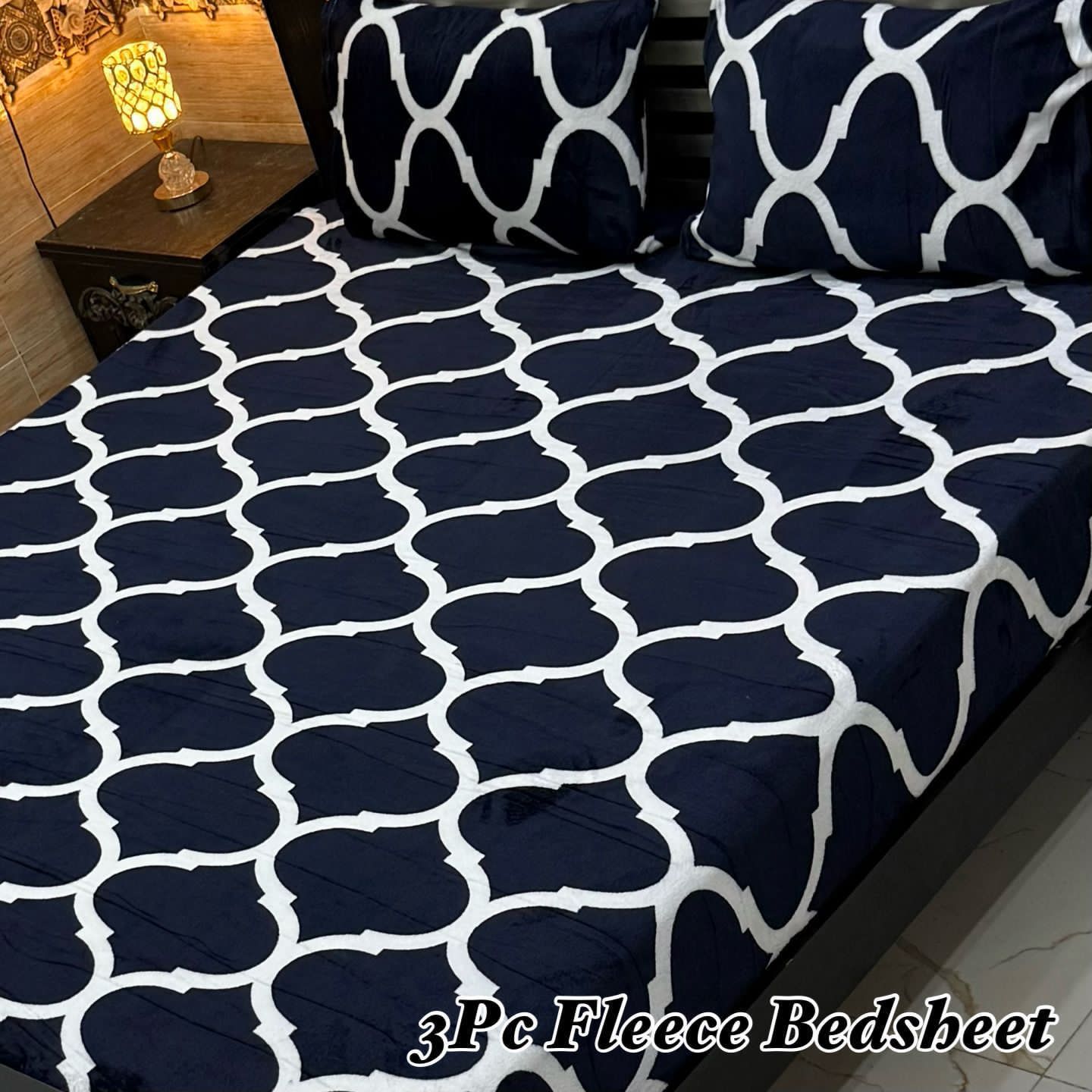 Cozy Checkered Fleece Bedsheet
3Pc Soft Fleece Bedsheet – King Size