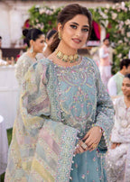 Kanwal Malik Unstitched Replica Bridal Wear | Organza & Satin Silk | Adda & Sequence Work