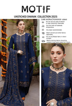 Motif Dhanak Embroidered 3PC | Premium Winter Collection