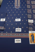 Bareeze Dhanak Embroidered 3Pc Suit | Premium Winter Collection