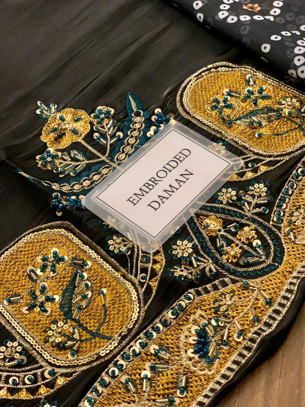 Elara Lava Silk Luxury 3Pc Unstitched Suit | Elegant Adda Work | ELARA Collection