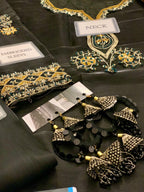 Elara Lava Silk Luxury 3Pc Unstitched Suit | Elegant Adda Work | ELARA Collection