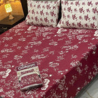 Gift Pack Bedsheet | Alkaram Cotton Mix | King Size 3Pc Set