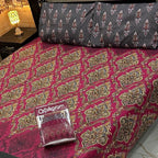 Gift Pack Bedsheet | Alkaram Cotton Mix | King Size 3Pc Set