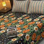 Gift Pack Bedsheet | Alkaram Cotton Mix | King Size 3Pc Set