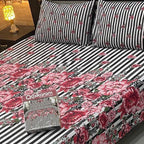 Gift Pack Bedsheet | Alkaram Cotton Mix | King Size 3Pc Set