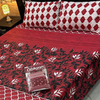 Gift Pack Bedsheet | Alkaram Cotton Mix | King Size 3Pc Set