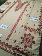 Maria B Dhanak Embroidered 3Piece