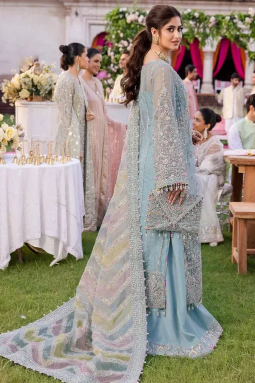 Kanwal Malik Unstitched Replica Bridal Wear | Organza & Satin Silk | Adda & Sequence Work