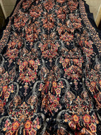 Bareeze 1901 Luxury Embroidered 3pc Airjet Dhanak Suit – Heavy Embroidered Front, Sleeves, Kashmiri Shawl & Dyed Trouser.
