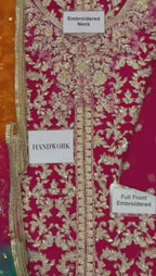 Zainab Chottani Luxury 3-Piece Chiffon & Silk Embroidered Suit