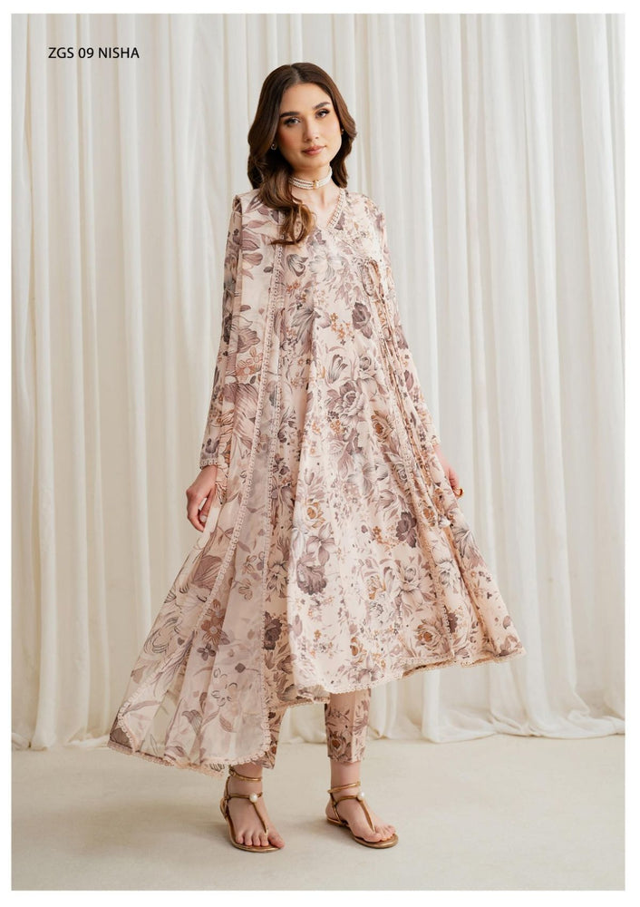 Maria B Digital Printed Khaddar 3Piece