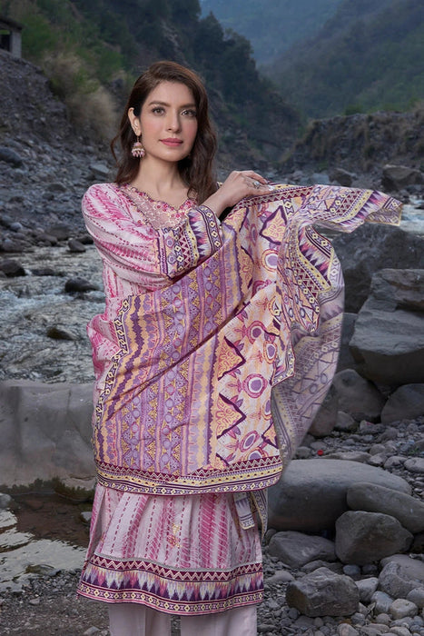 Sapphire Digital Printed Khaddar 3-Piece