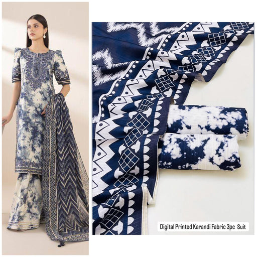 Baroque Digital Printed Karandi 3-Piece