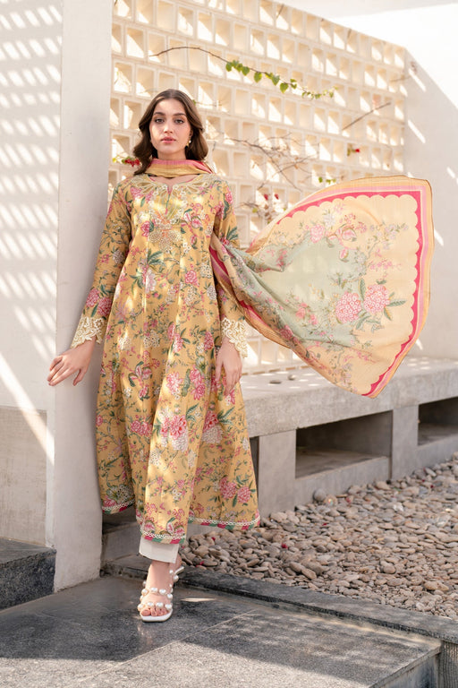 Sapphire Digital Printed Khaddar 3-Piece